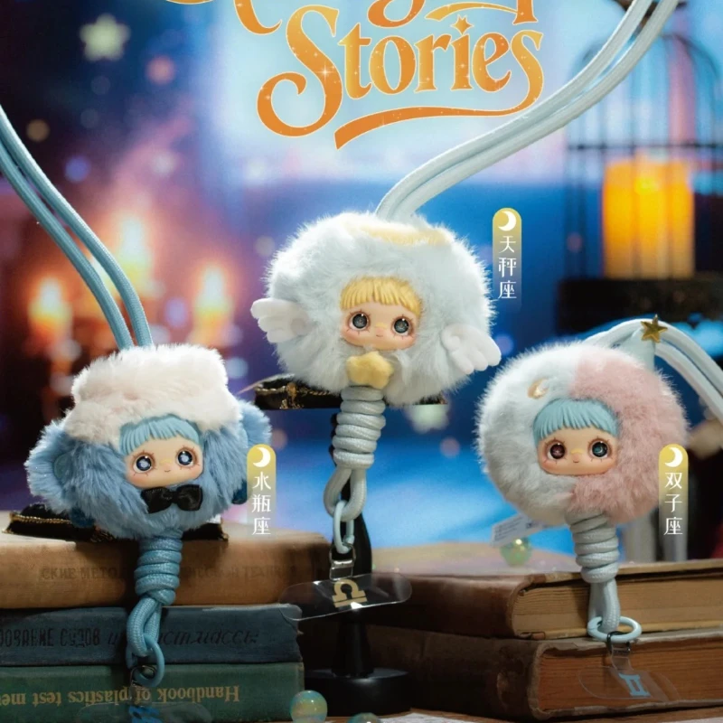 

Новинка 2025, Maymei, слепая коробка, игрушки, серия «Гороскопы», милая плюшевая мобильная веревочная подвеска, кукла, загадочная коробка, каваи, аниме-фигурка, подарок