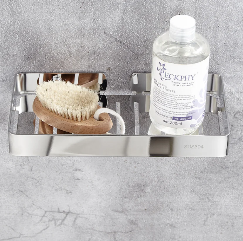 

Бытовая ванная комната из нержавеющей стали 304, сливная мыльница, полка для ванной комнаты, корзина для мыла, настенное крепление для унитаза, держатель для мыла