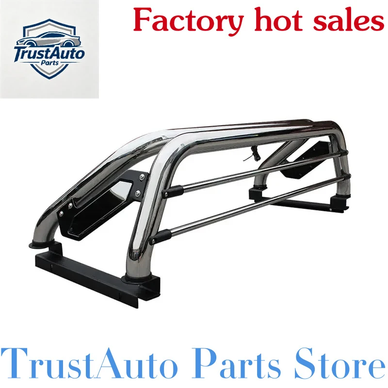 Items In StoreTop Quality Hot Selling Silver Color With LED Roll Sport Bar Hilux Vigo D-Ranger
