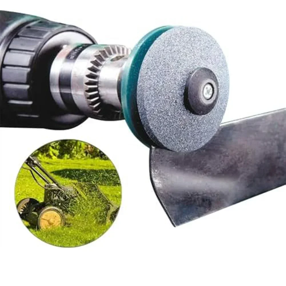 Lawn Mower Sharpener Uni-versal Grinding Hand Drill Multifunctional Wind Sharpener Faster Electric Drill Stone Sharpen Tools