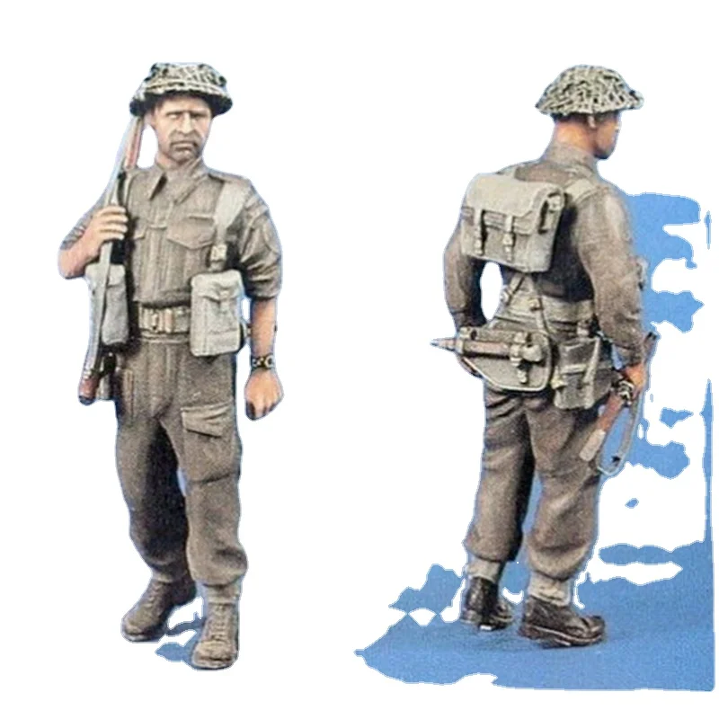 1/35 British Infantry modeling (2 Figures) Resin Figure Model Kit Verlinden Diecast DIY Toy Diorama