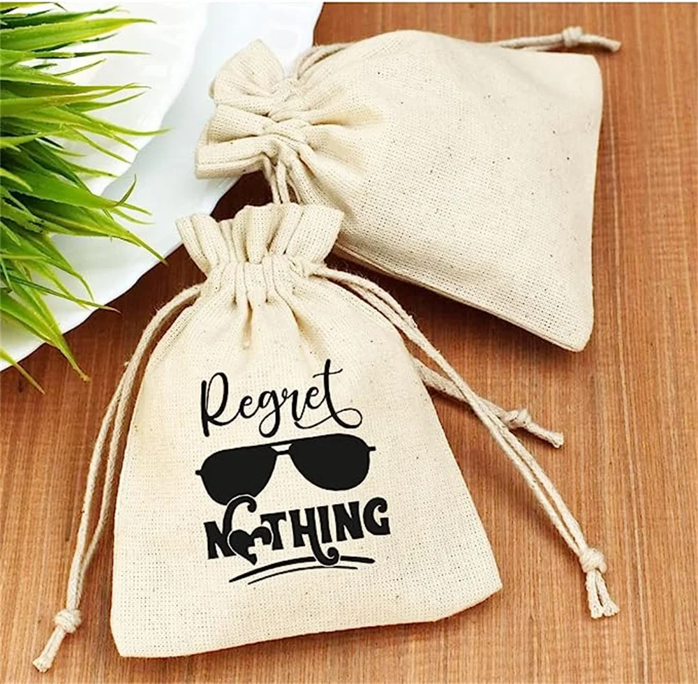 20pcs I regret nothing Bags Bachelors party favor bags - wedding favor bag hangover kit bags - party favors bachelorette recover