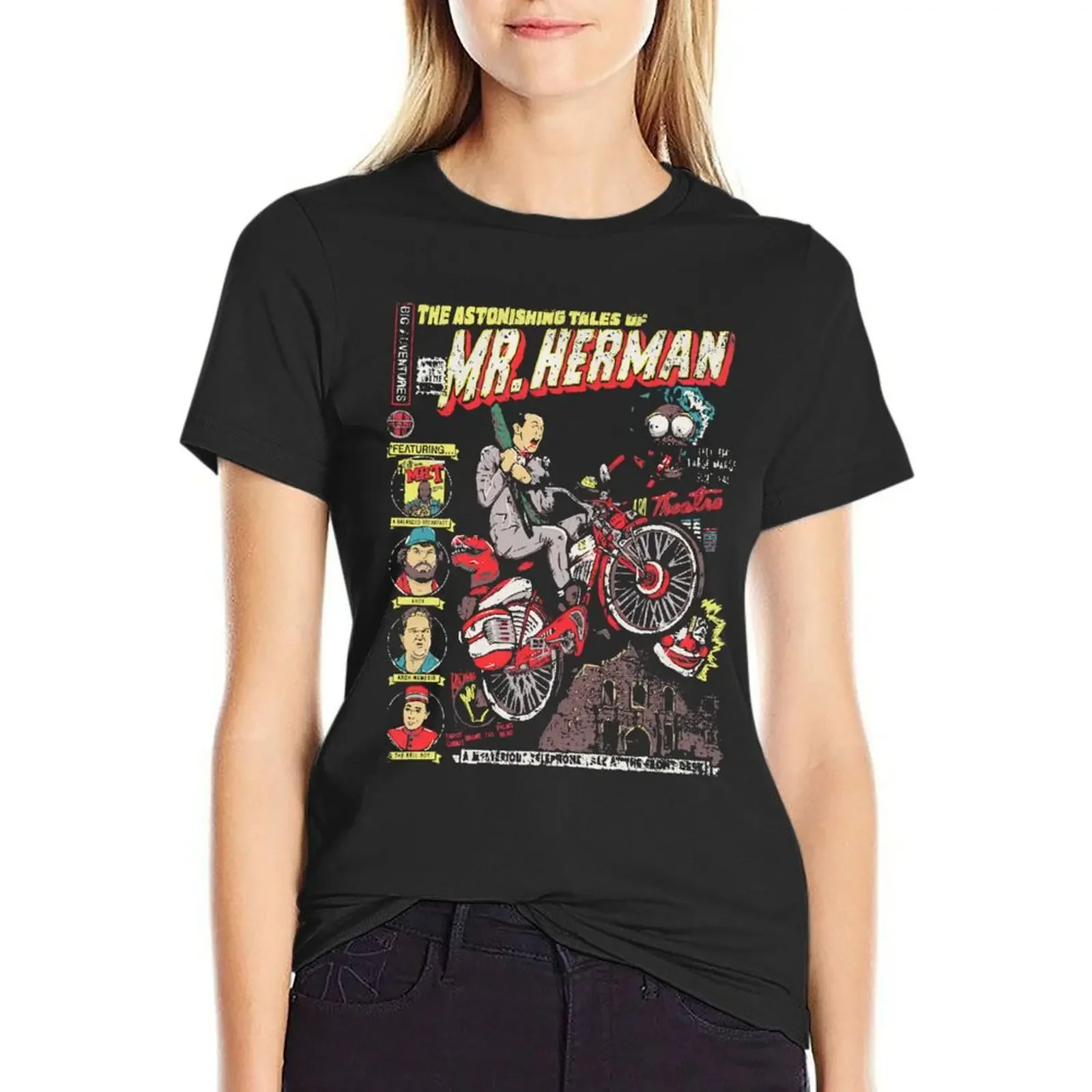 

Pee-wees-playhouse, 80s, jambi, peewee, pee wee herman, pee wees big adventure T-Shirt tees Women's summer blouses 2025