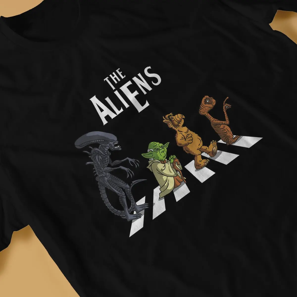 Alien Alan Ripley Horror Film The Aliens Abbey Road Tshirt Graphic Men Tops Vintage Grunge Summer Polyester  Harajuku T Shirt