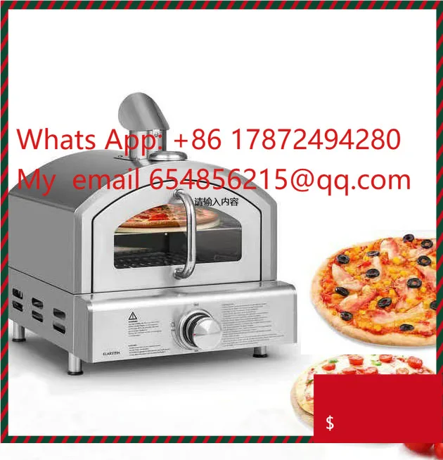 

Commercial Bakery Equipment Countertop Stainless Steel Baking Fire Pizza Maker Oven