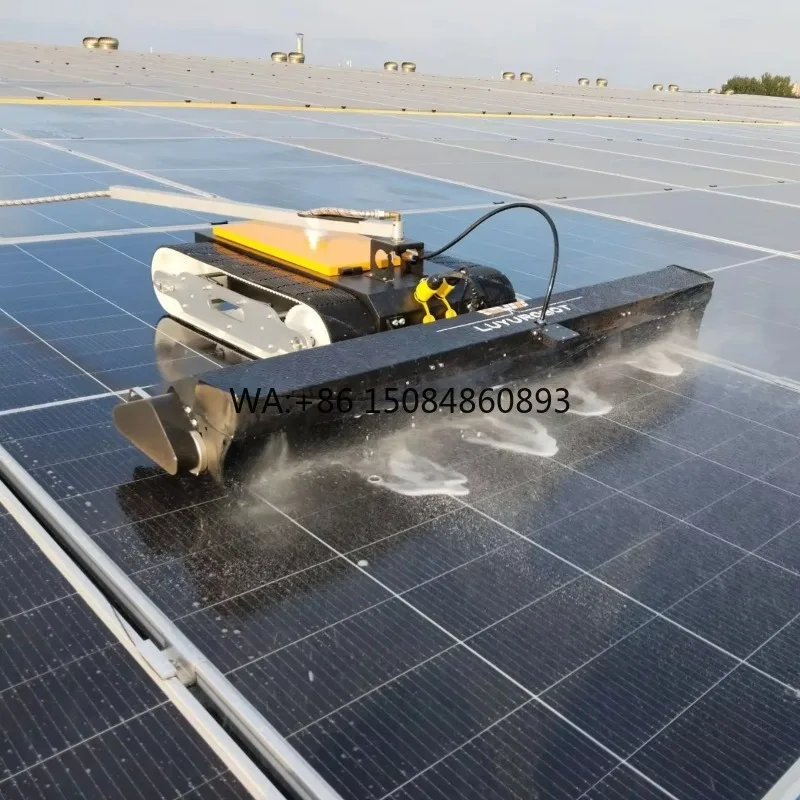 Smart Solar PV Washer, Wet Dry Dual Mode, Anti Corrosion Structure for Complex Outdoor Photovoltaic Working Environments
