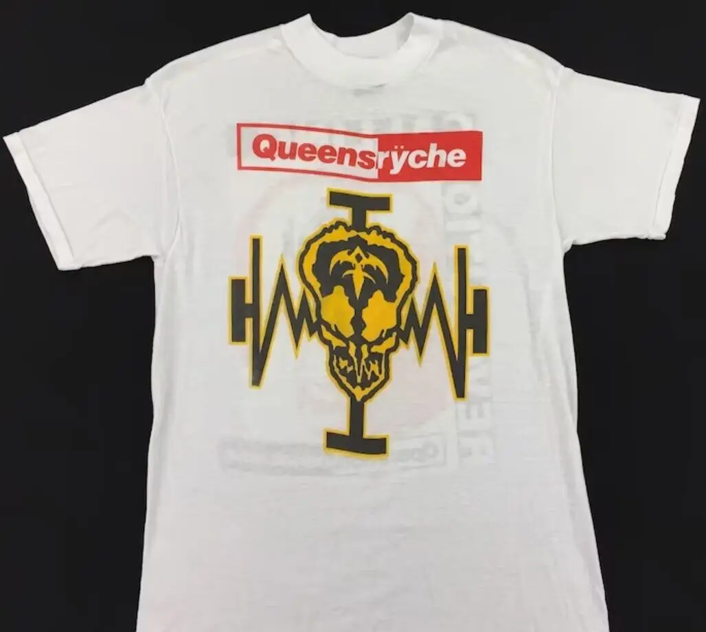 2 sided 80s QUEENSRYCHE Revolution Calling T-shirt, remake shirt TE3598