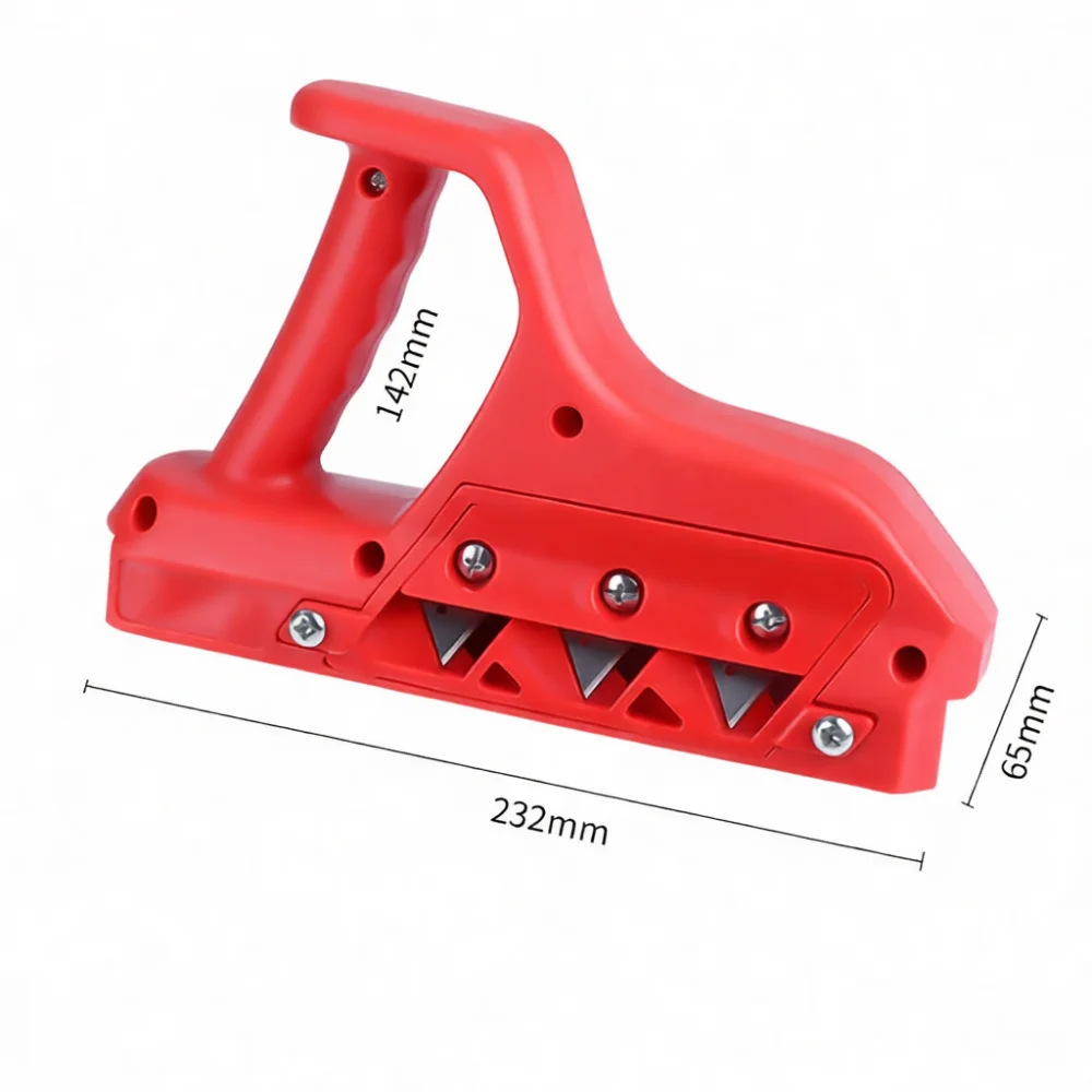 Drywall Chamfer Plane Woodworking Gypsum Board Edge Trimmer Tool V Shape Handheld Cutter Professional Finishing Device