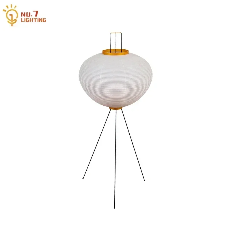 Japanese Wabi-sabi Akari Noguchi Yong Floor Lamp LED E27 Rice Paper Decorative Indoor Lighting Living/Tea Room Sofas Bedroom Bar