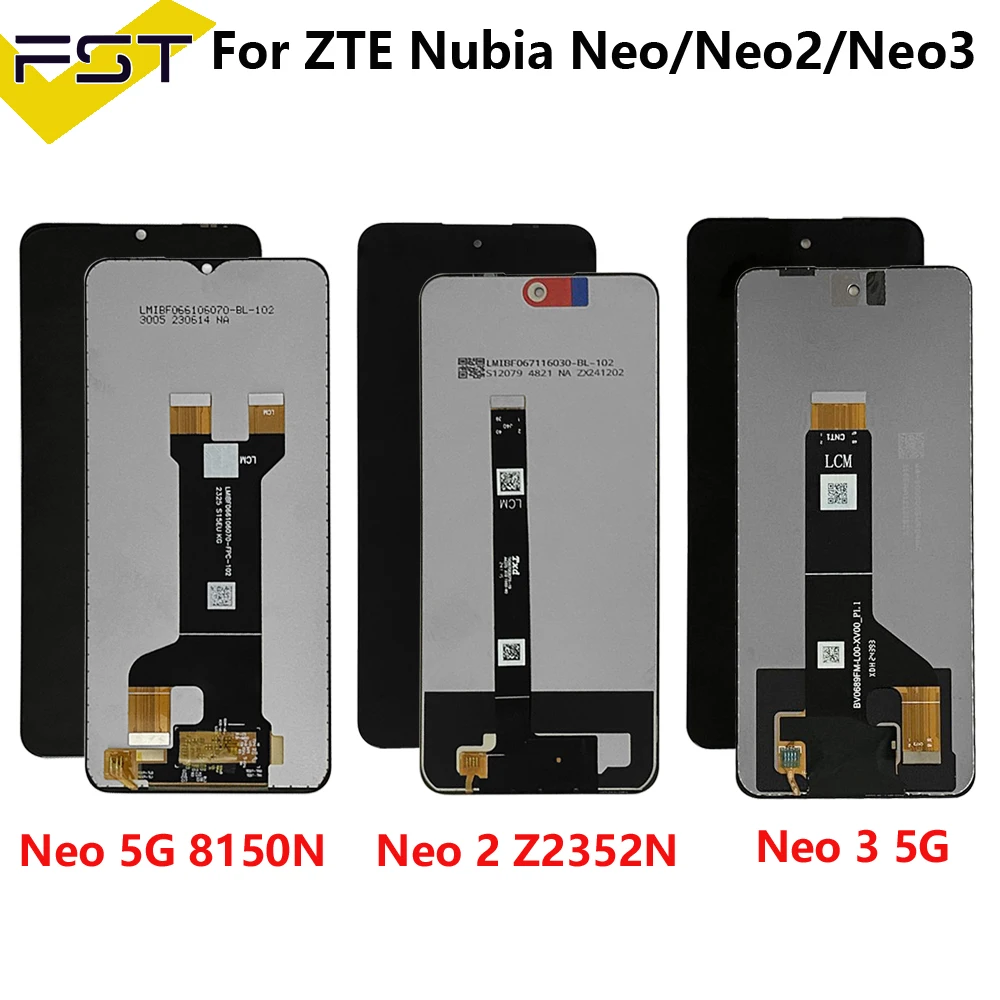 

Оригинальный ЖК-дисплей для ZTE Nubia Neo 5G 8150N, дигитайзер сенсорного экрана в сборе для ZTE Nubia Neo 2 5G Z2352N Neo 3 5G Pantalla