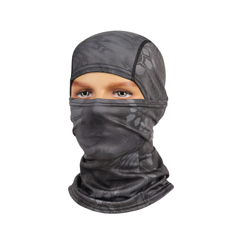 New Lycra Cycling Full Face Mask Cover For Men Women Solid Warmer Beanies Soft Fast-dry Helmet Liner Windproof Ski Balaclava Cap