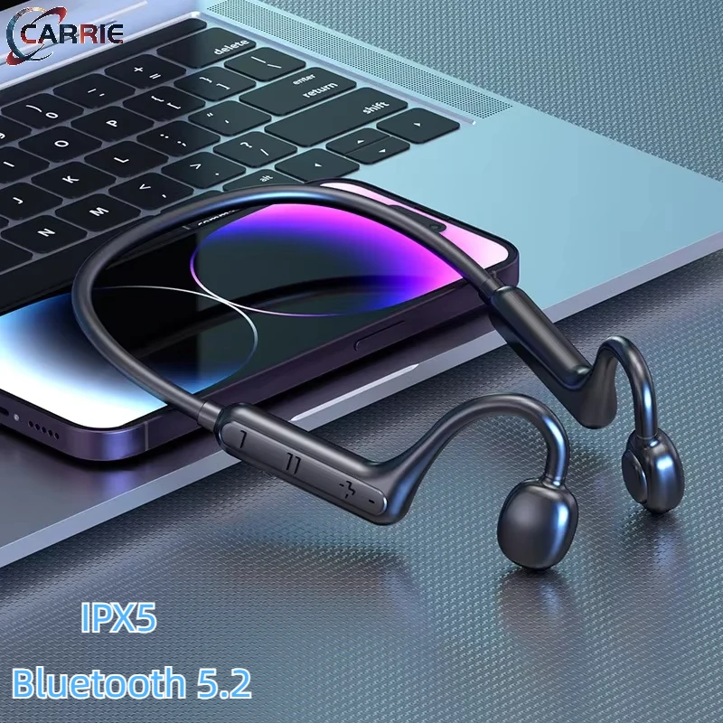 Bluetooth Earphone Neck Mounted Wireless Headset open-back earphones High Power smooth Sound Conduction Long Battery Life  ﻿