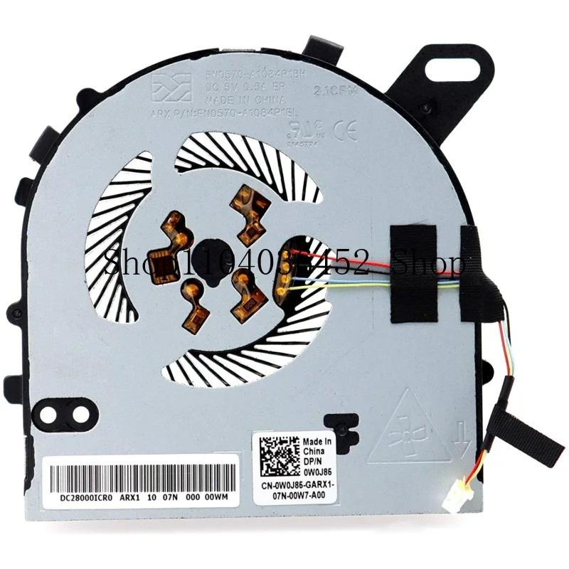 CPU Cooling Fan For DELL Inspiron 15 7572 7560 Vostro 5468 5568 0W0J85 0W0J86