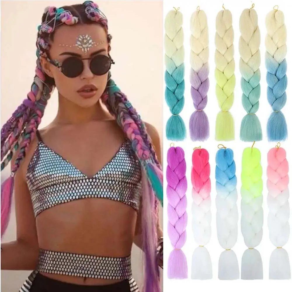 24-дюймовые синтетические омбре