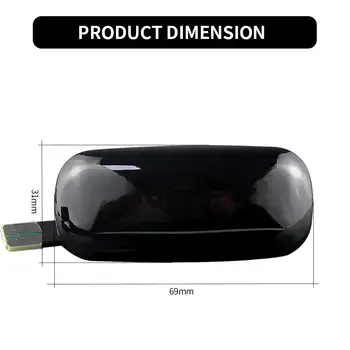 適用於Audi A3 S3 8P A4 S4 RS4 B6 B7 B8 A6 S6 RS6 C5 C7 的 2 個 LED 方向燈側標誌燈動態中繼燈配件 10 最佳銷售 奧迪A4 B8動態LED方向燈 - №9