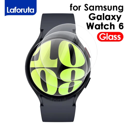 Закаленное стекло 9H для Samsung Galaxy Watch 6 40 мм 44 мм, классическое защитное стекло HD для часов 43 мм 47 мм 3 41 мм 45 мм