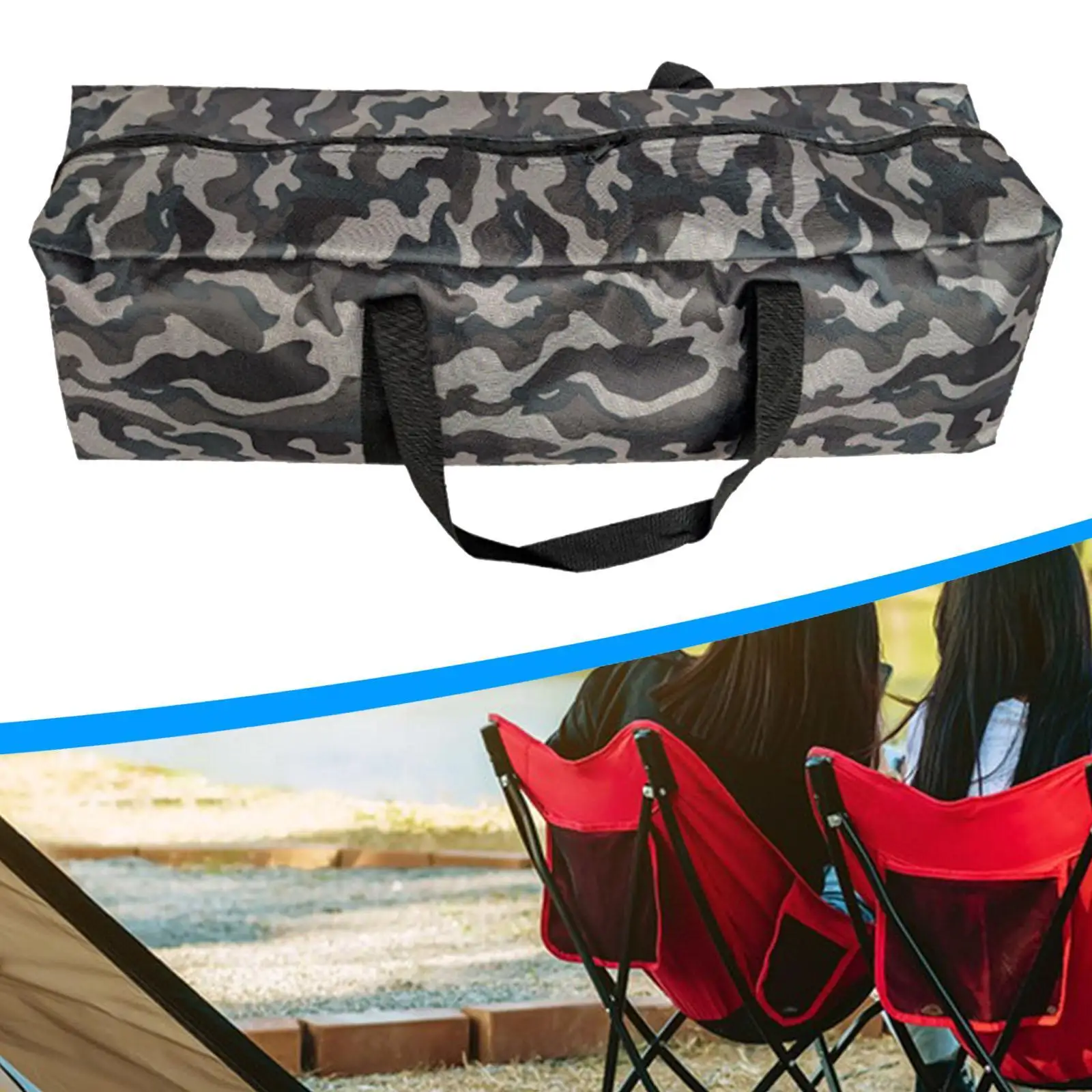 

Сумка для хранения палатки, сумка для переноски, сверхмощная легкая сумка из ткани Оксфорд, органайзер для хранения поездок на барбекю, рыбалка, пикники, треккинг