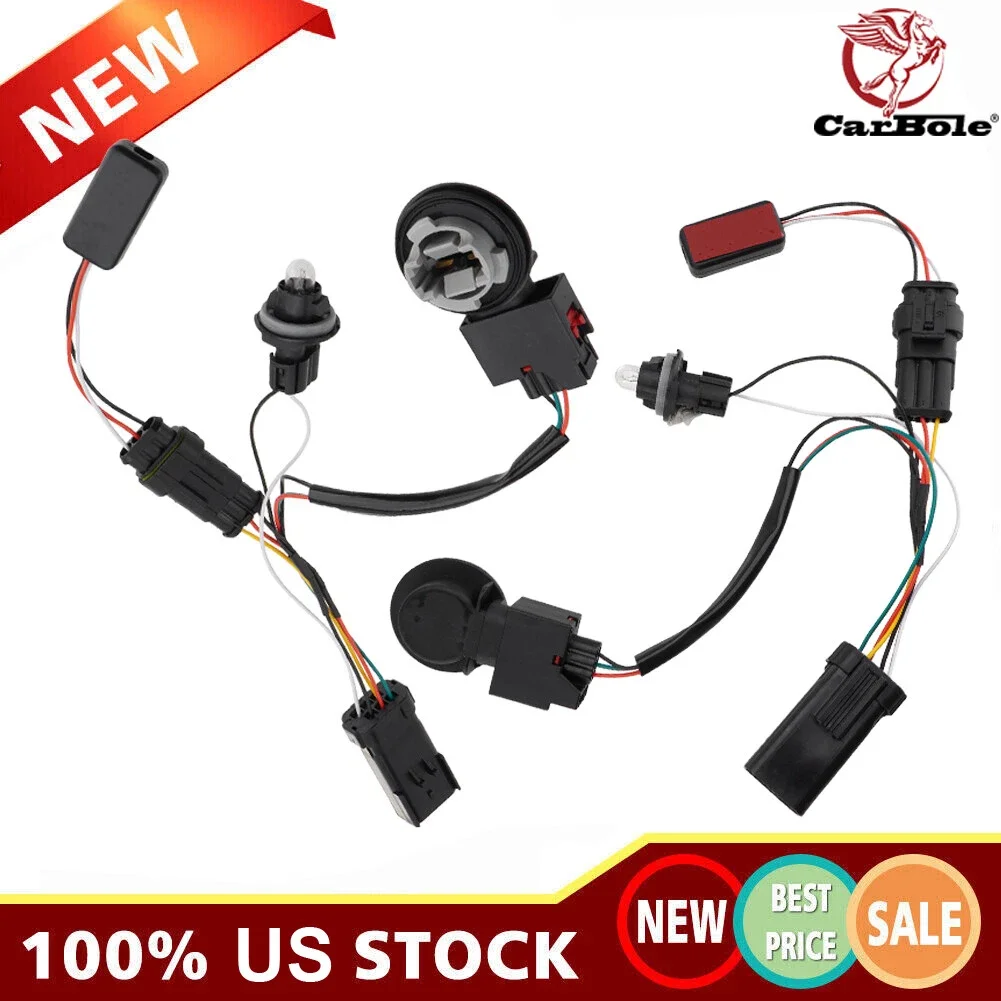 

2 шт. светодиодных задних фонарей с проводкой для переоборудования для Ram 1500 2500 3500 2013-2018 гг.