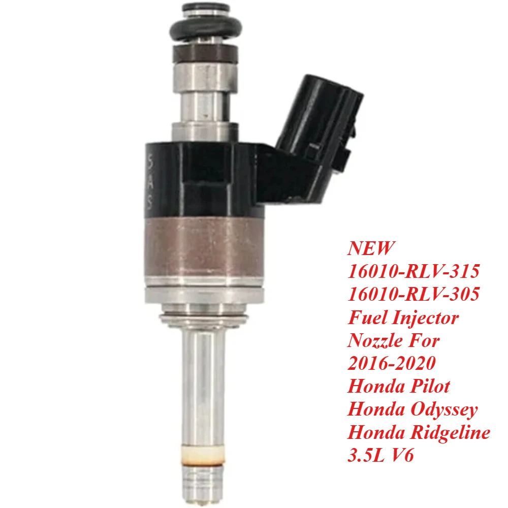 

NEW 16010-RLV-315 16010-RLV-305 Fuel Injector Nozzle For 2016-2020 Honda Pilot Honda Odyssey Honda Ridgeline 3.5L V6