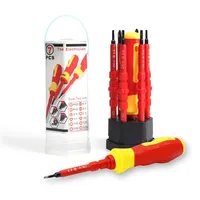 7 In 1 Insulated Screwdriver Set Electrician Precision Magnetic Screw Diver Bit Kit Electrical Equipment Repair Tool Hand Tools