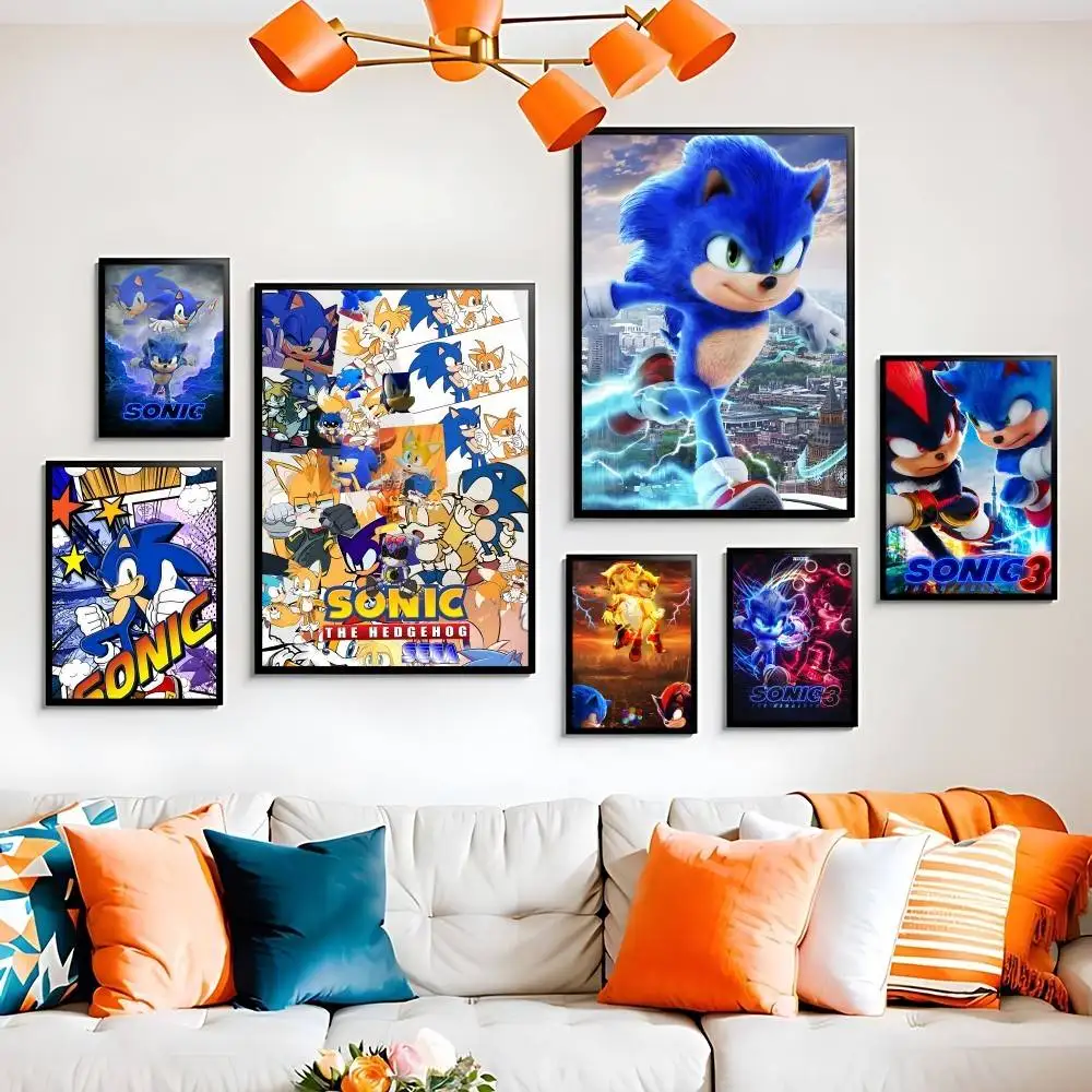 S-Supersonics-S-Sonics Poster High Quality Print Waterproof Wall Art Movie Posters For Living Bedroom Retro Room Decor Gift