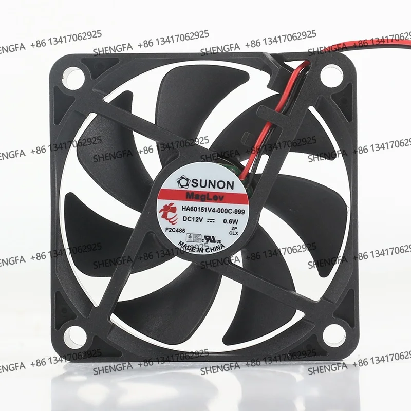 cooling fan Original Sunon 5V 24V 48V 6015 60X60X15MM 2-wire magnetic suspension silent HA60151V4-000C-999 DC 12V 0.6W