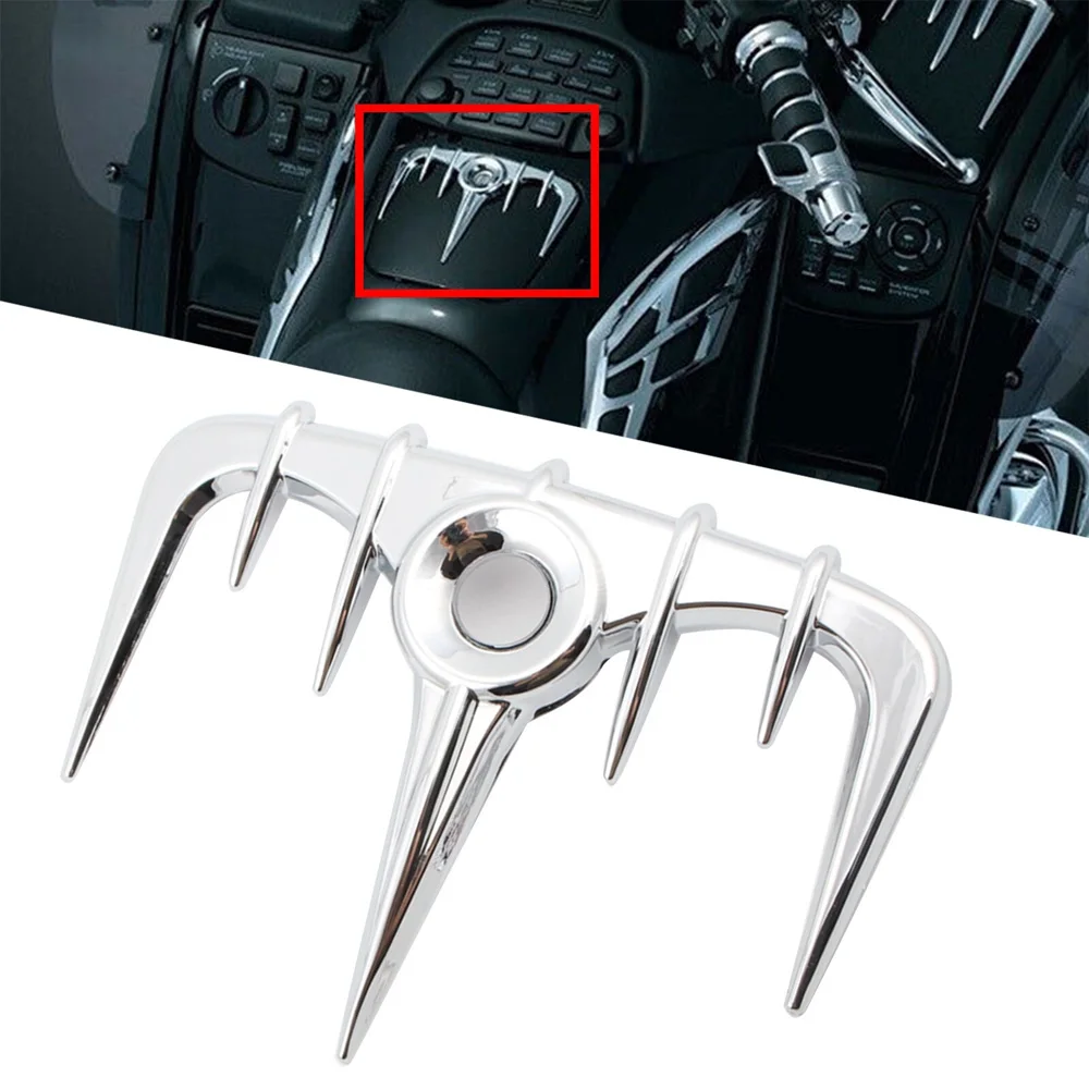 

GL1800 Motorcycle Fairing Gas Tank Door Trim Decoration Bokykits Parts Chrome For Honda Gold Wing Goldwing GL 1800 2001-2011