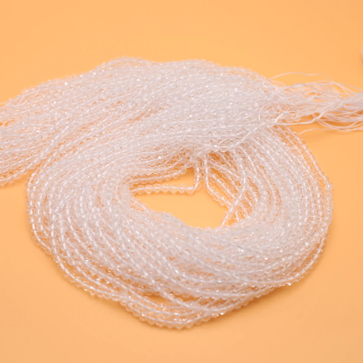 

10pcs Natural Semi-Precious Stone Beads Tiny Glass Loose Round Hole Bead for Jewelry Making Diy Necklace Bracelet Accessories