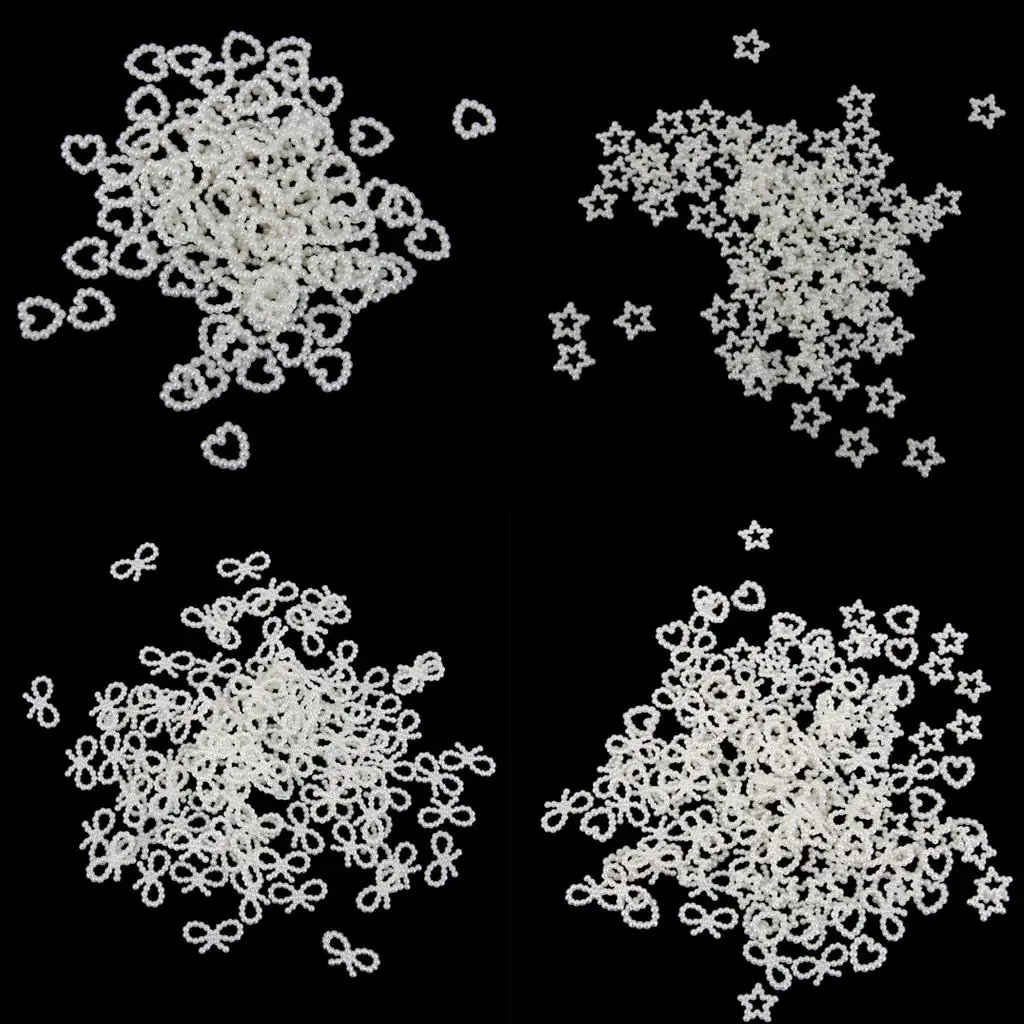 Faux Pearl Cabochons Embellishment Plastic Craft Supply for Jewelry Making and Scrapbooking Decorations