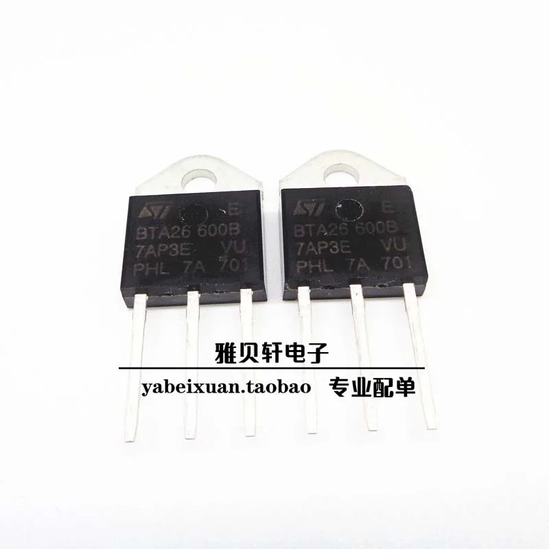 Free shippingBTA26-700B BTA26700B 26A 700V TO-3P 10pcs