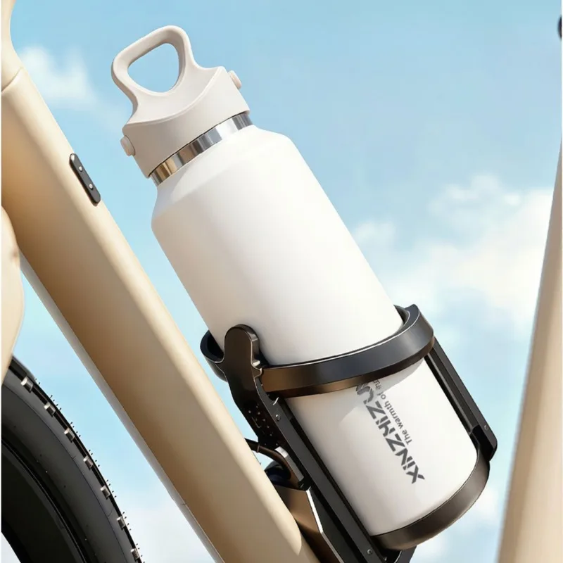No Thread Stainless Steel Insulated Water Bottle Large Capacity Heat and Cold Retention Cup for Outdoor Cycling Sports Travel