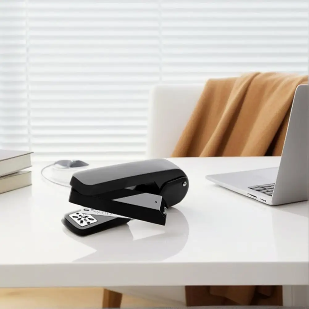 Zszywacz biurowy obrotowy 360 stopni, duży, metalowy, wytrzymały, standardowy do oprawy książek, ręczny, do długich zszywek, do zszywania, Su W7Q9