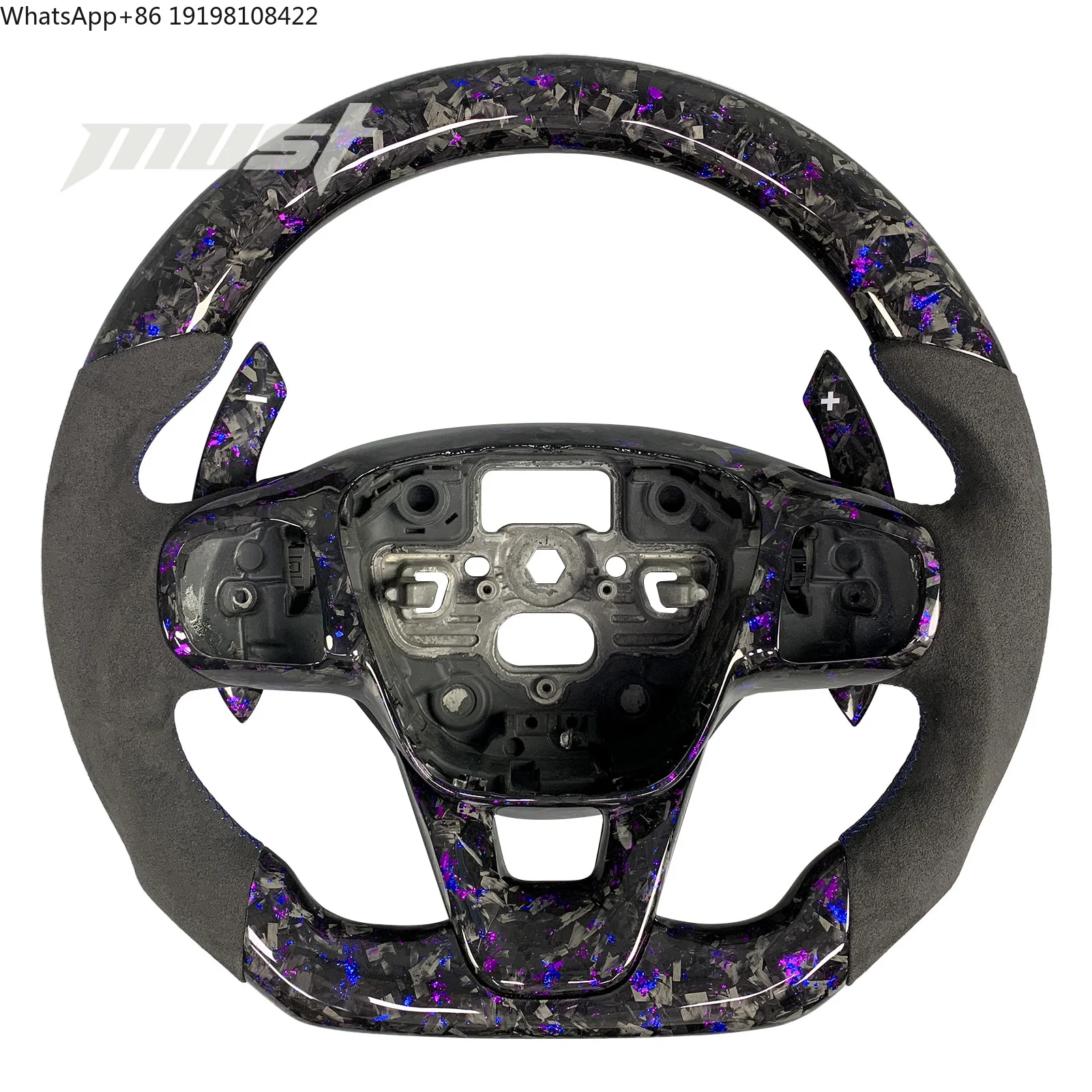 

Стильный руль из настоящего карбона с подогревом для Ford ST, Focus MK4, Active, Fiesta, Puma (2020-2024)