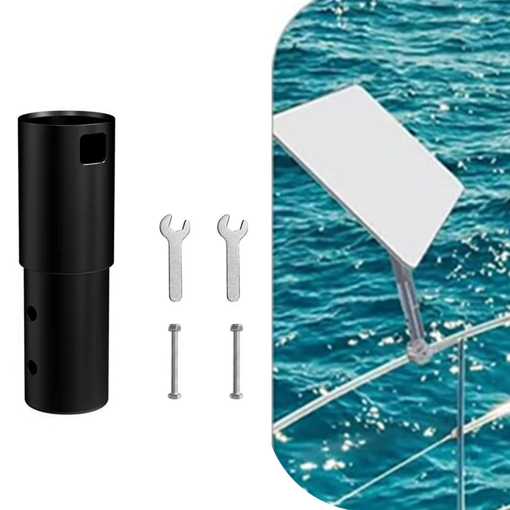 Adattatore per tubo Kit di montaggio in lega di alluminio Installazione satellitare esterna Installazione semplice Costruzione in alluminio resistente