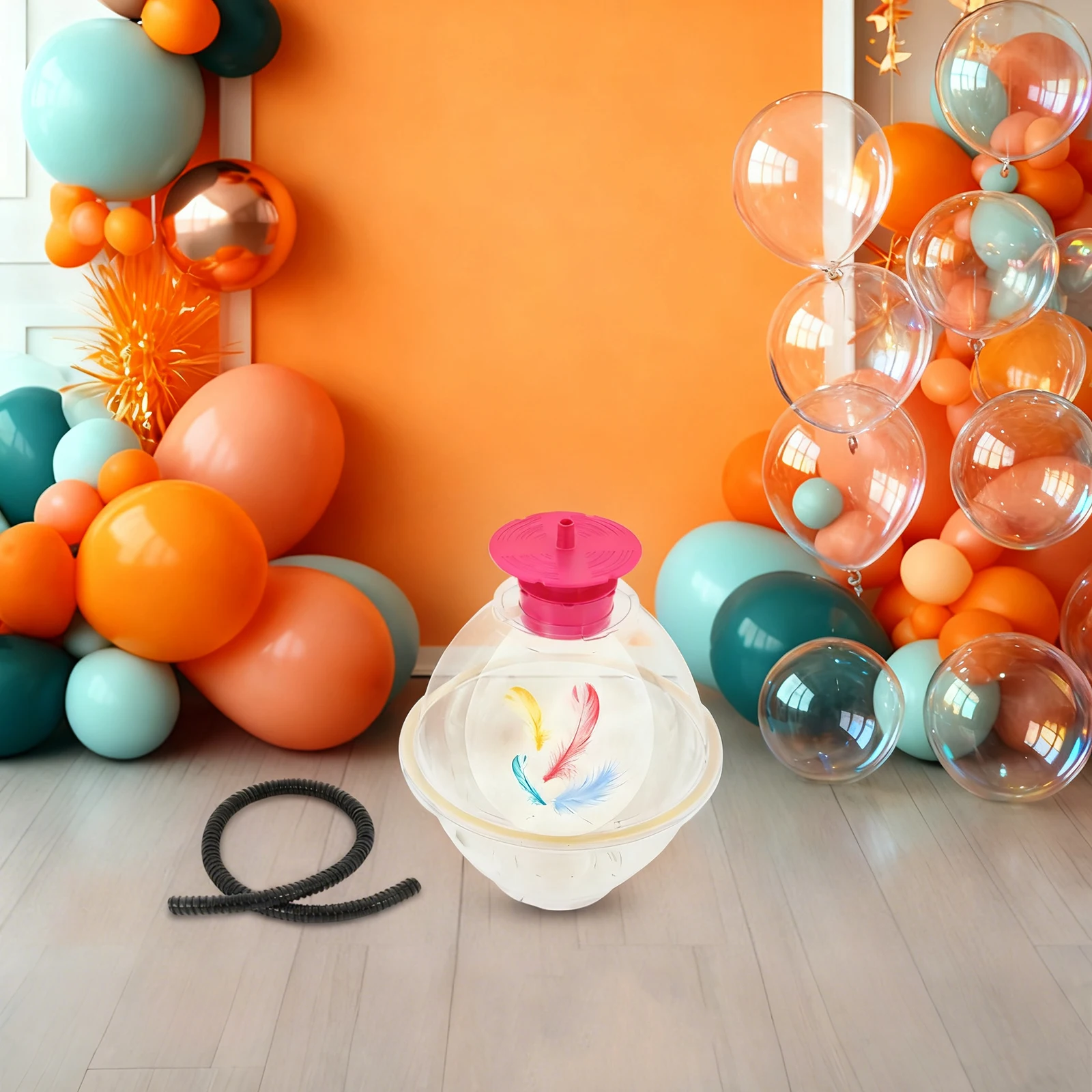 Ballon-Füllmaschine, DIY-Expander-Füllwerkzeug, 37 cm Durchmesser zum Verpacken von Geschenken für Hochzeit, Weihnachten, Geburtstag, Party, Geschenk – Detail 2