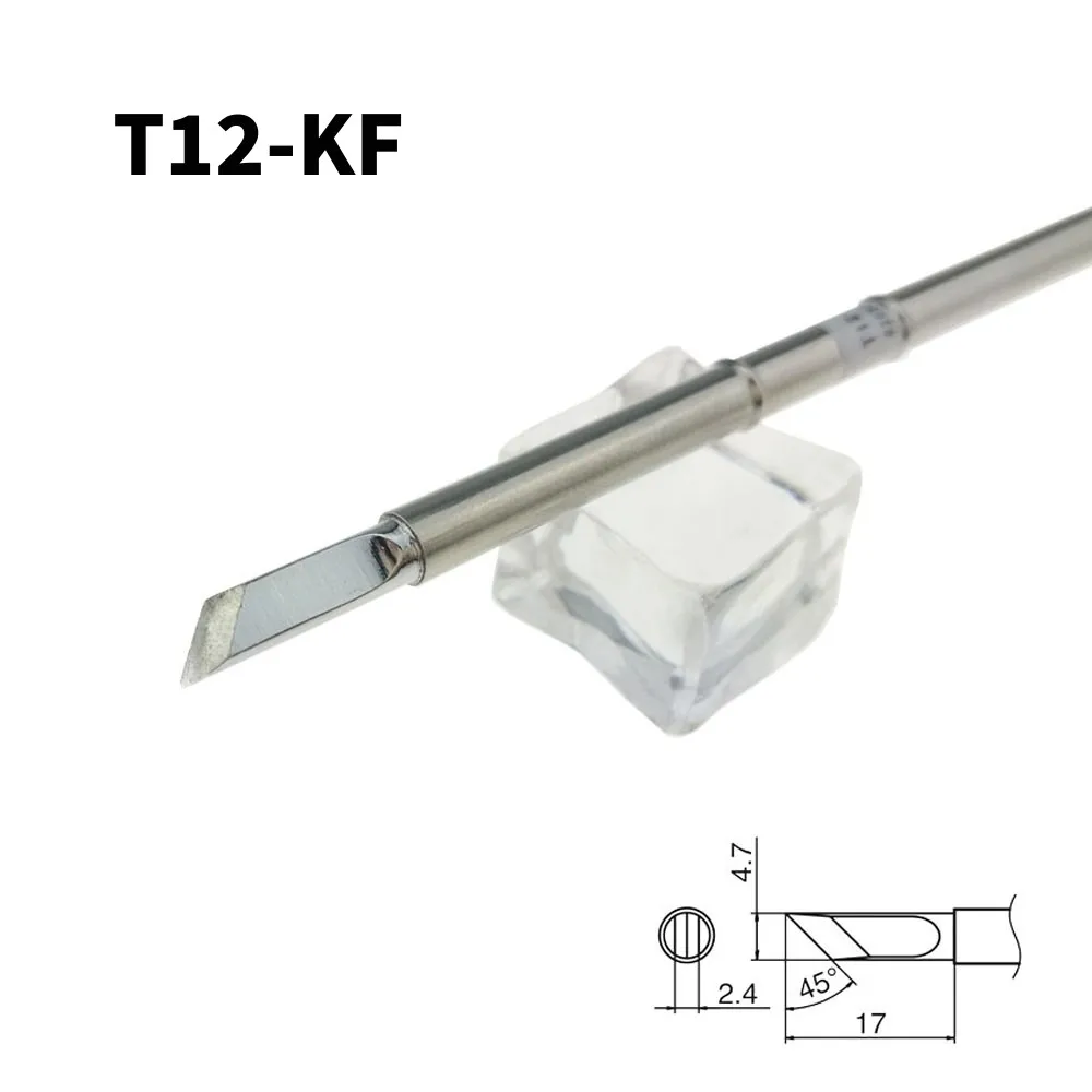 T12-KF Tip for T12 STM32 OLEN FX-951 FM-2028 Weldering Station Iron Handle Tip Replacement Tool