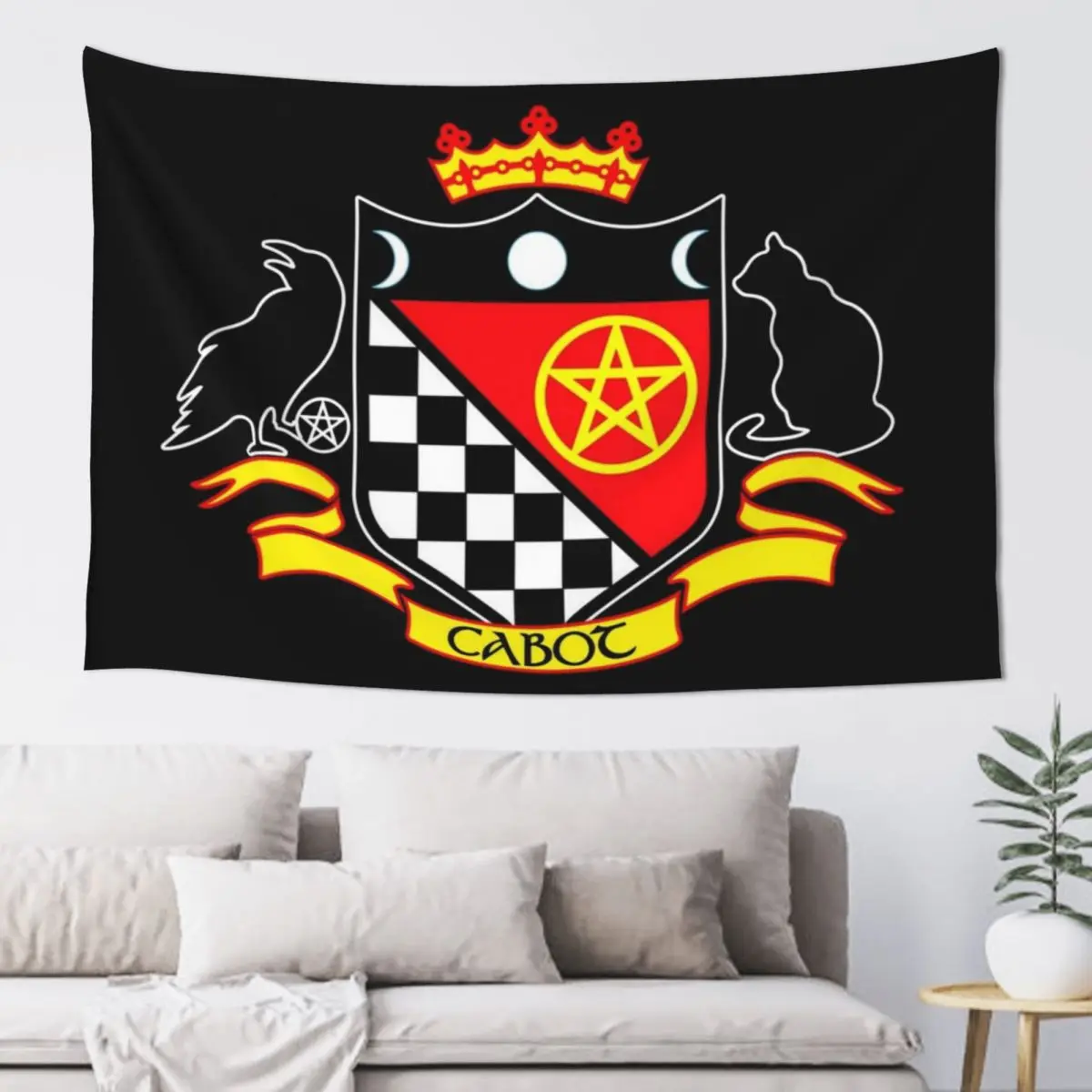 

The Cabot Crest Tapestry Decor For Room Decoration Room Tapete For The Wall Tapestry