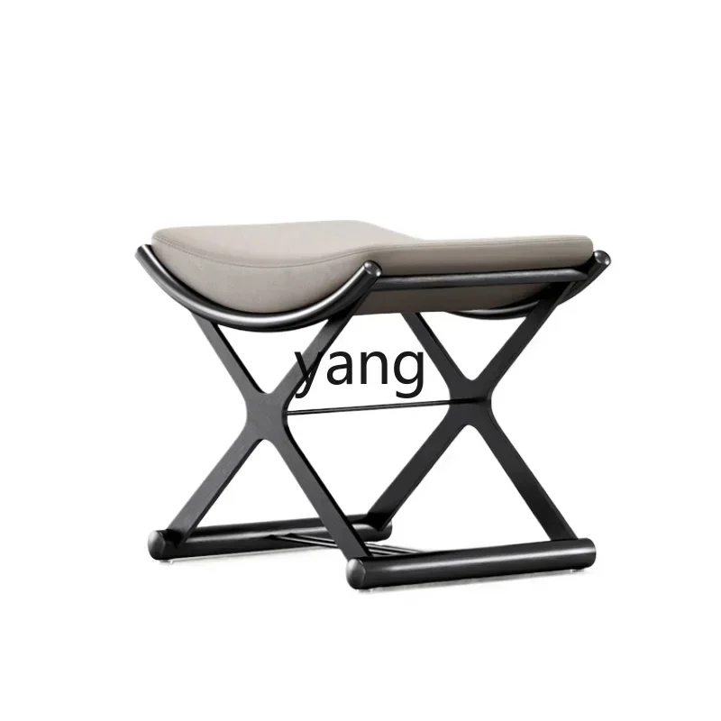 

Yjq Light Luxury Makeup Stool Modern Home Dressing Square Short Stool Simple