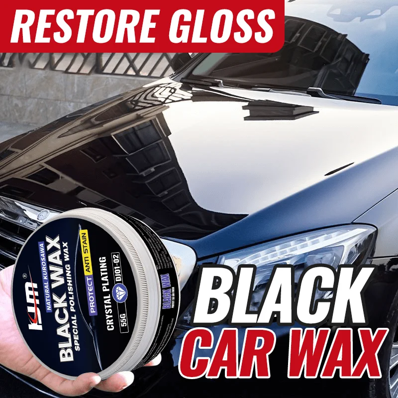 Premium black automotive wax for shine and protection - Fit, polish and maintain waxes for enhanced shine and durability