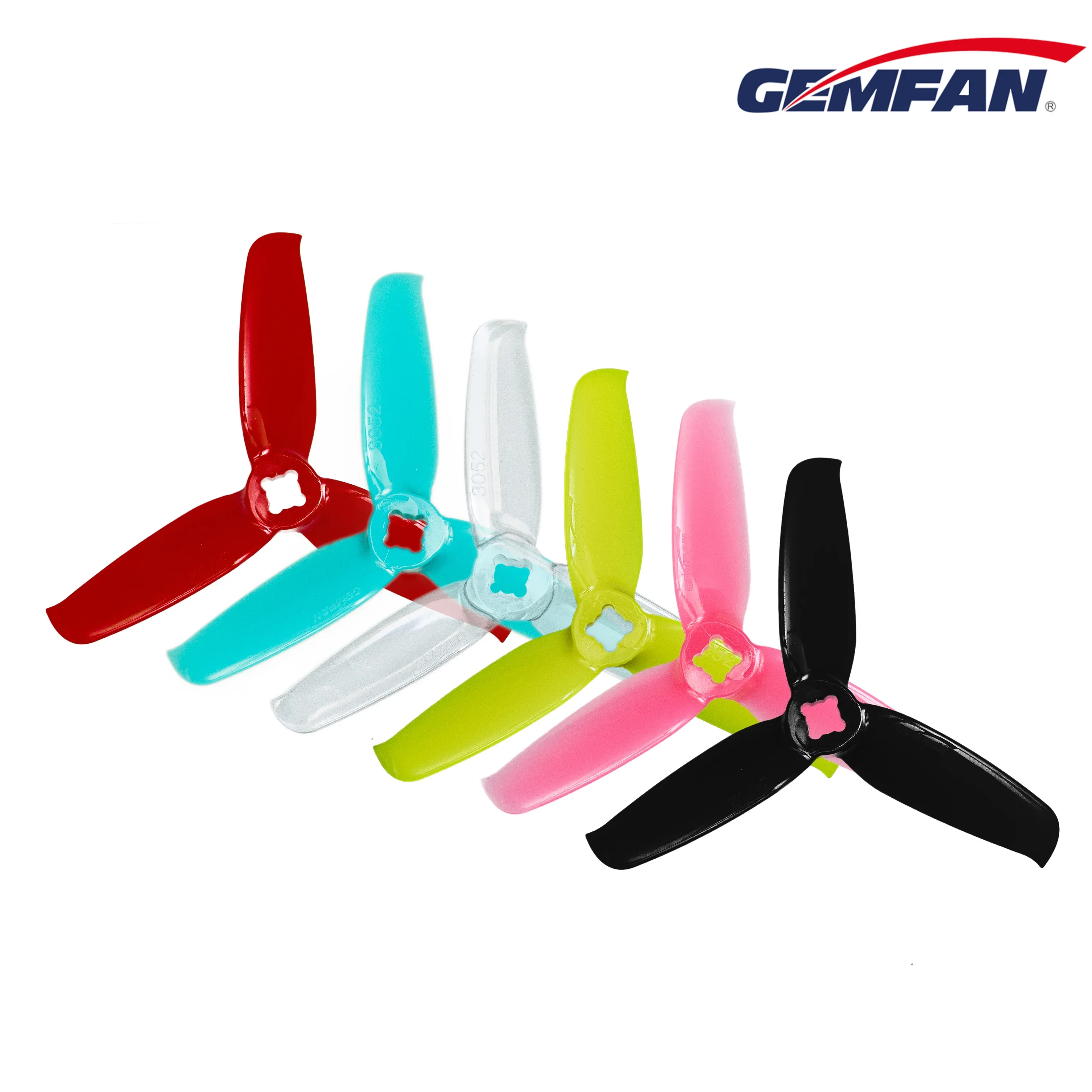 

12Pairs 24PCS Gemfan Flash 3052 3X5.2X3 3-Blade PC Propeller M5 T-Mount 1.5mm for FPV Freestyle 3inch Toothpick Cinewhoop Drones