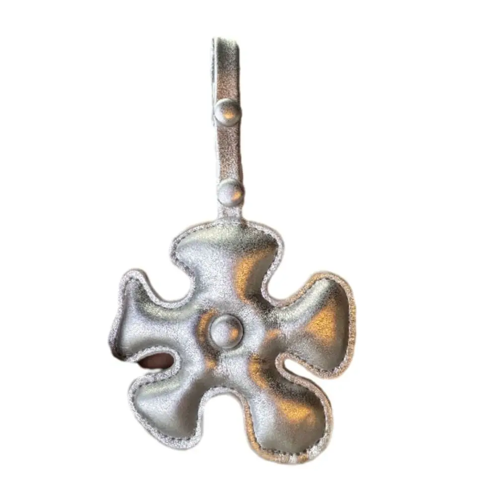 PU Flower Bag Pendant Acrylic Chain Korean Style Car Key Chains Bag Match Accessories Stuffed Fresh Backpack Decoration