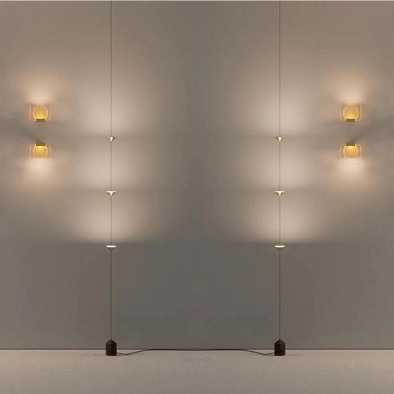 Designer Post-modern Marble Chandelier Interior Decoration Porch Living Room Lamp Minimalist Dining Room LED Ceiling Floor Lamp