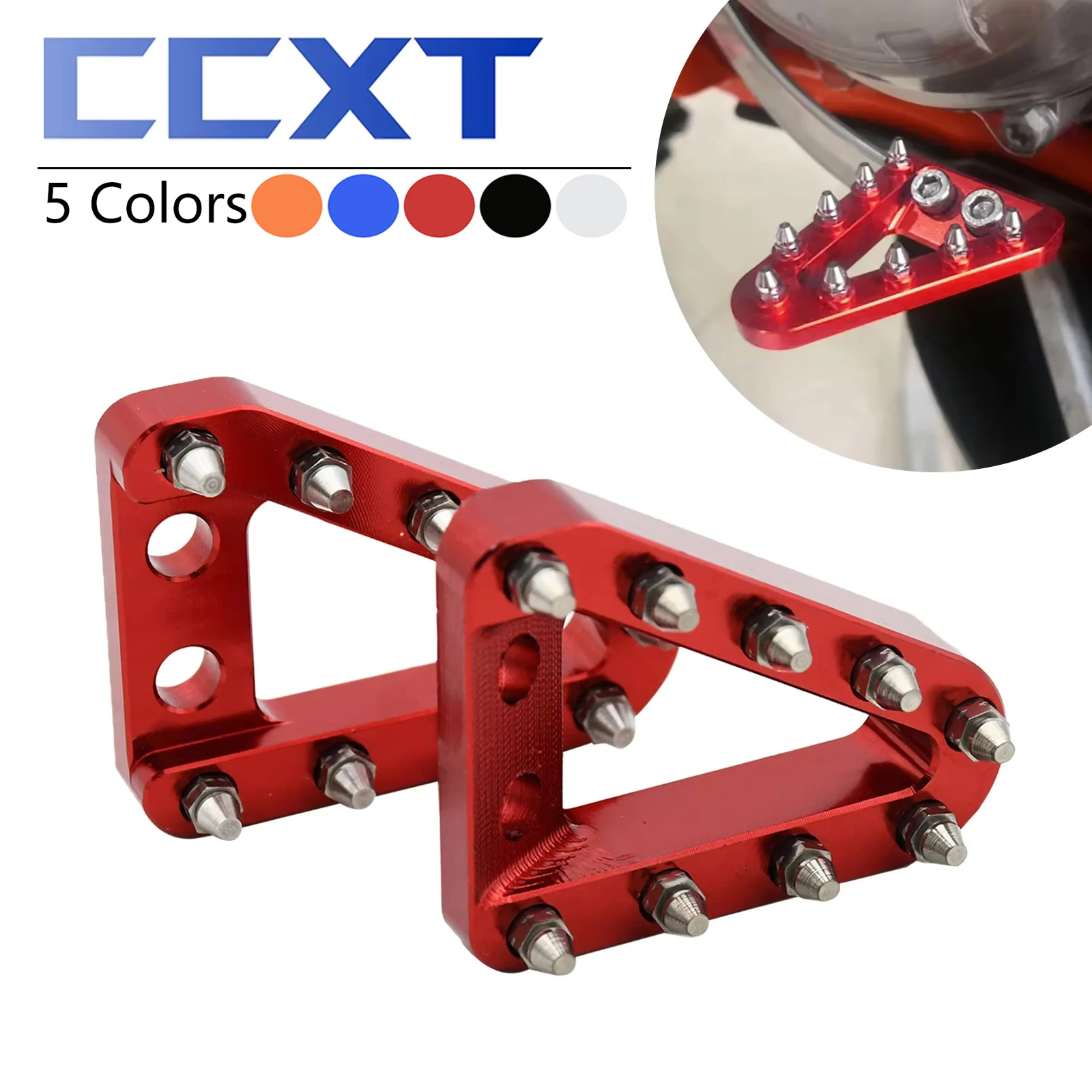 Rear Brake Pedal Lever Step Plate Tip For KTM SX SXF XC XCF EXC EXCF XCW For Husqvarna FC TC TE FX TX FE 125-530 2008-2022 2023