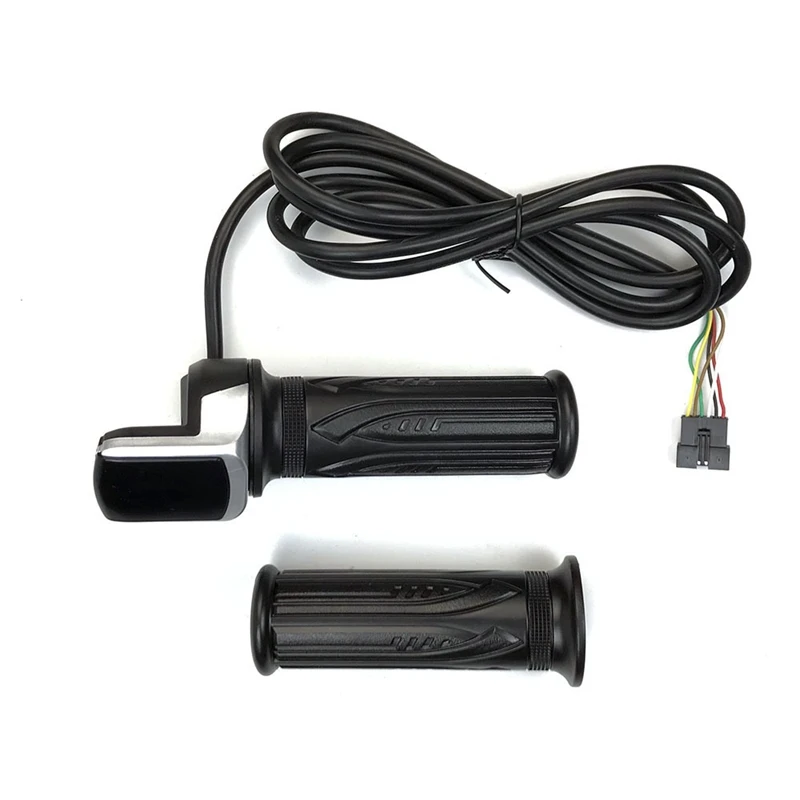 Hot AD-1 Pair Waterproof LCD Display Electric Bicycle 48V Twist Throttle Motorcycle Electric Scooter E Bike Handlebar Grip