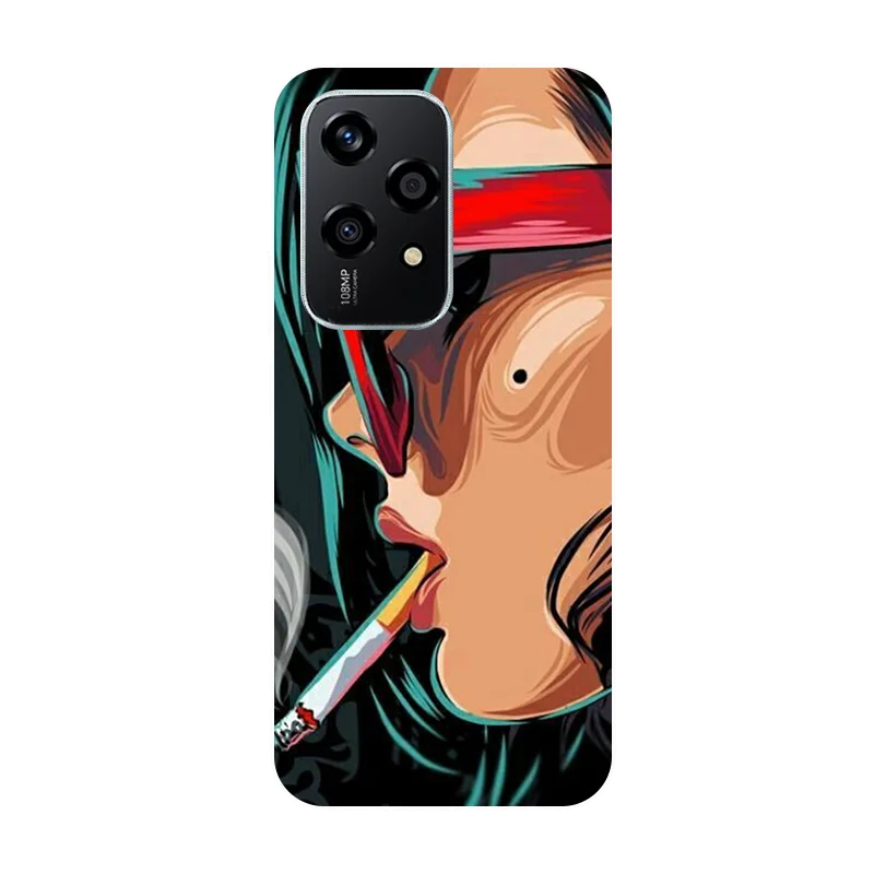 케이스 Honor 200 Lite 커버 Honor 200 Lite 5G 케이스 실리콘 소프트 걸 플라워 백 커버 Honor200 Lite 200Lite 전화 케이스