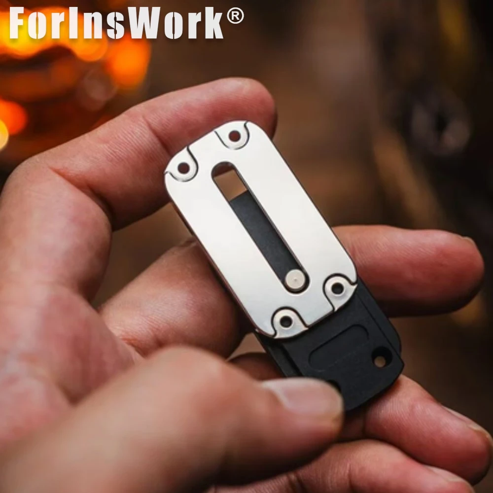 01EDC Ultra-thinminimalist Core—SUMMER Stainless Steel Dense Track Finger Toys Metal Fidgets Toys