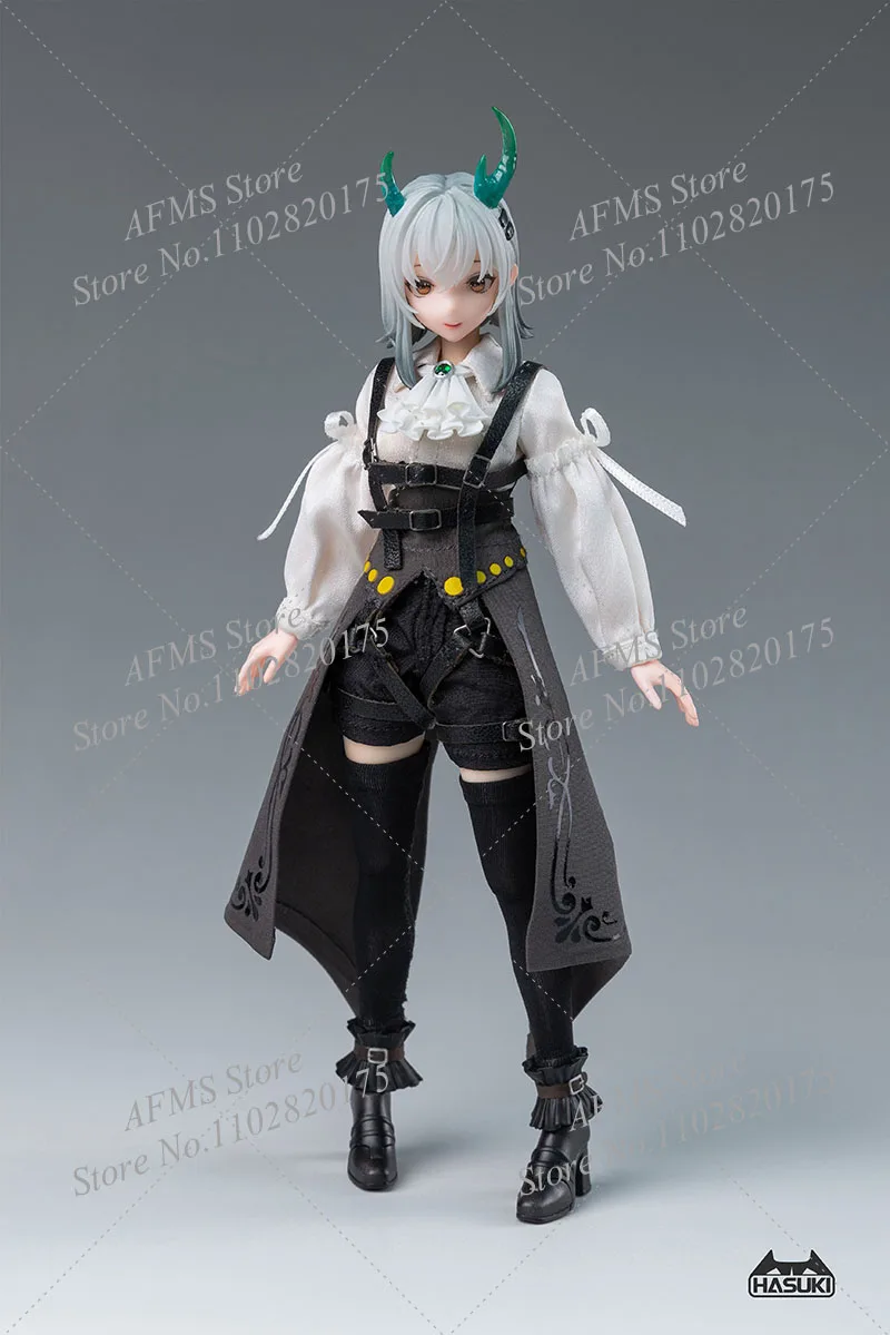 HASUKI PA008 1/12 Scale Collectible Figure Rose Knight Gloria Full Set 6Inch Anime Women Soldier Model Pocket Art Series Dolls