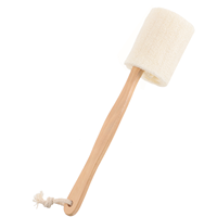 Stick Bath Brush Body Wash Exfoliating Shower Hemu Natural Loofah on Long Handle