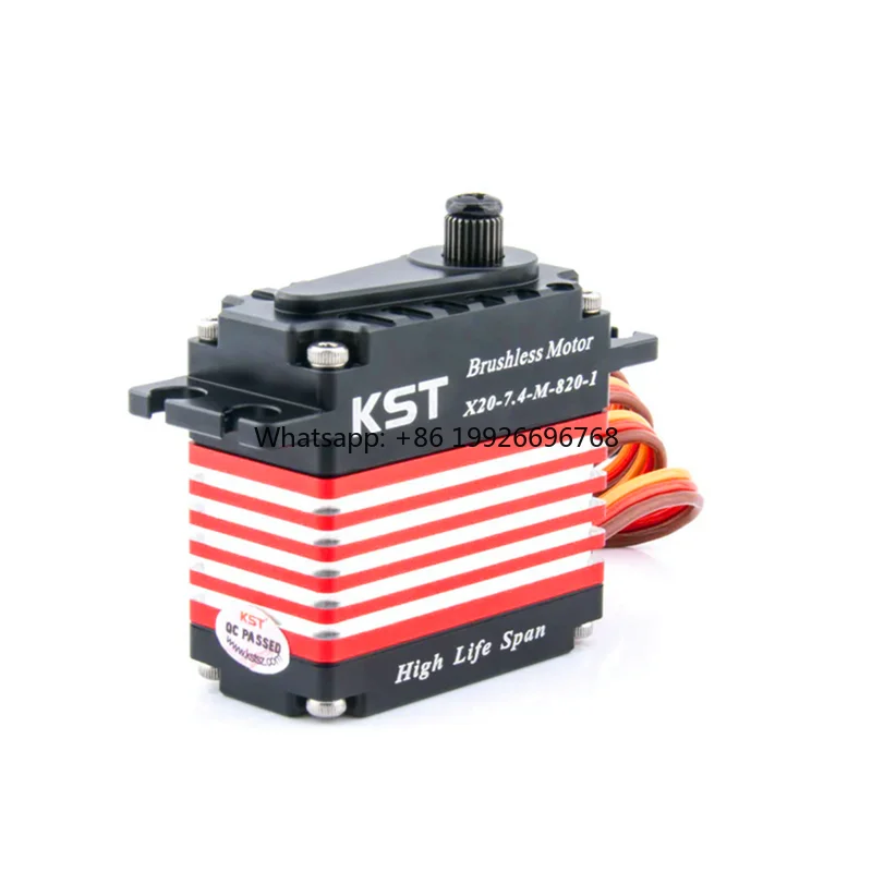 

KST X20-7.4-M-820 Brushless HLS 6BB Servo 7.4V 30Kgf.cm 0.09sec Contactless Sensor Brushless DC Motor for RC Helicopters manufac