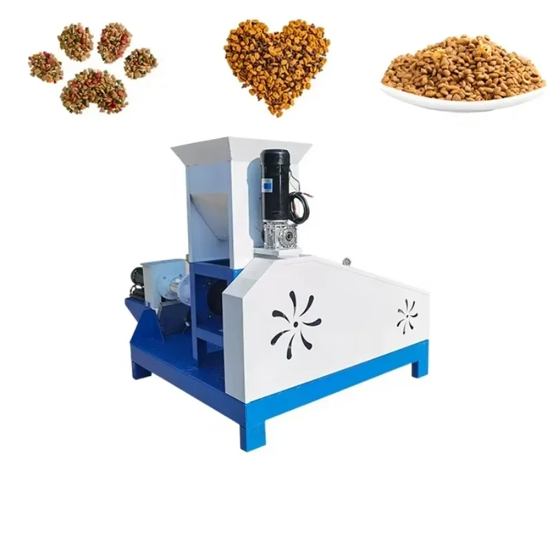 

Puffed Type Agricultural Farmed Fish Feed Machines Extruder Equipment Floating Sinking Fish Food Making Machine